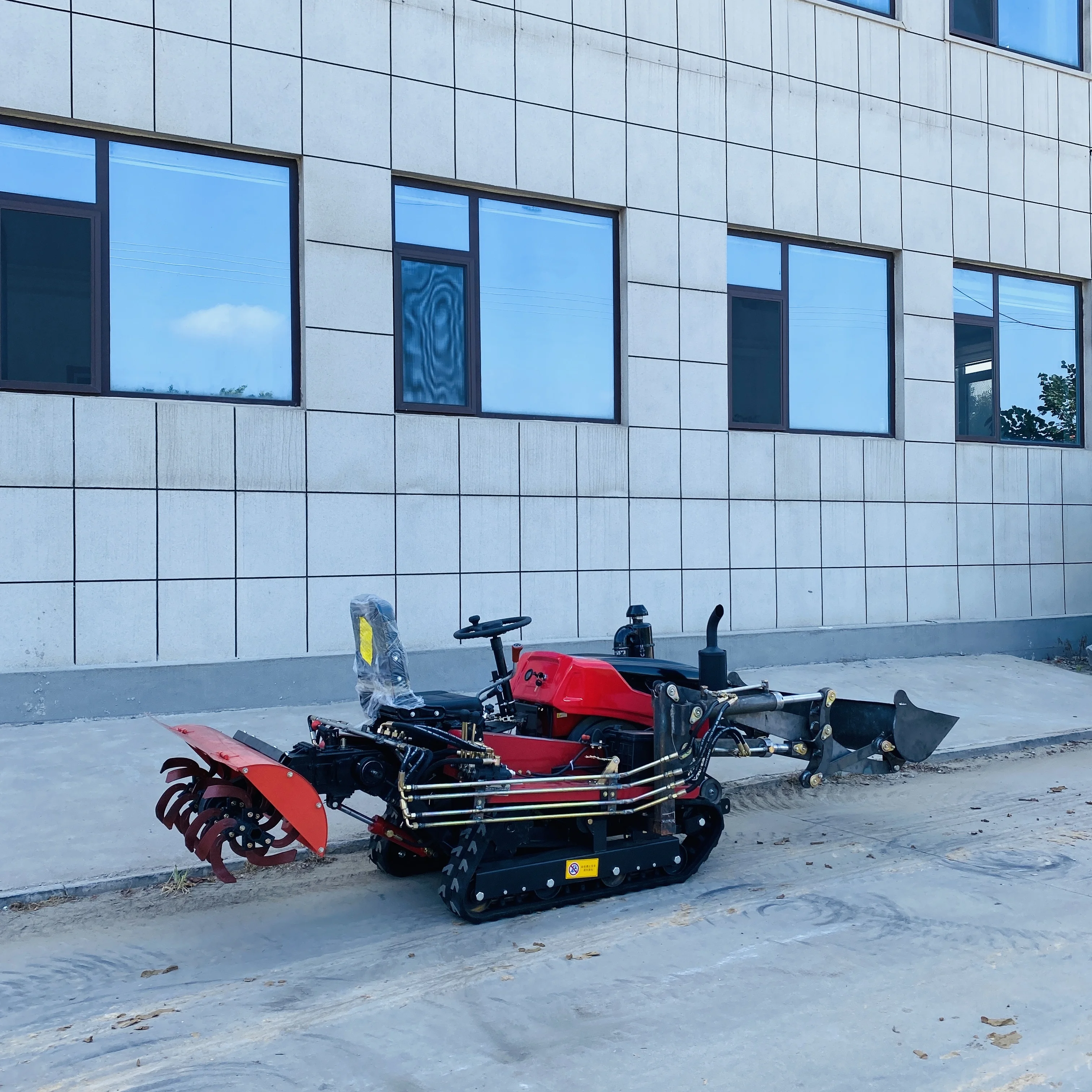 【Hot】35hp Tractor Agricultural Machinery Remote Control Agricultural Crawler Tractor