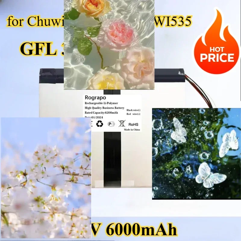 

7.6V 6000mAh Battery GFL 3479C7 for Chuwi Ubook X 12 CWI535 Tablet PC with 10PIN 7Lines
