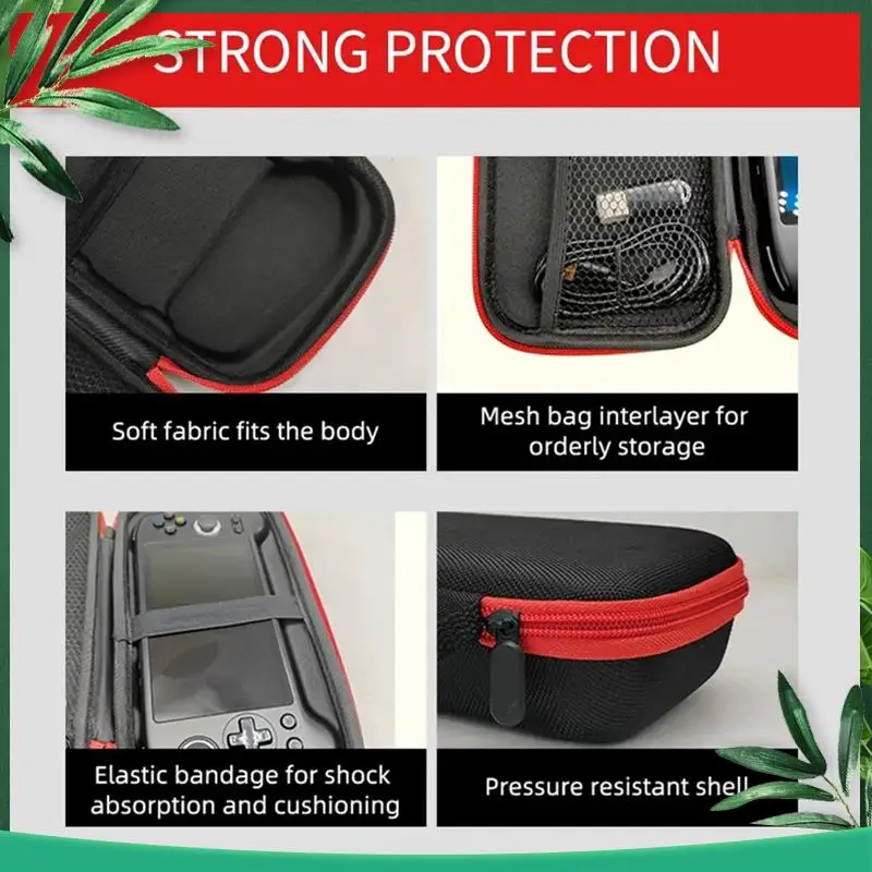 (NEW) EVA Anti-Scratch Hardshell Case Shockproof Portable Storage Bag For Anbernic RG556 Handheld Game Console