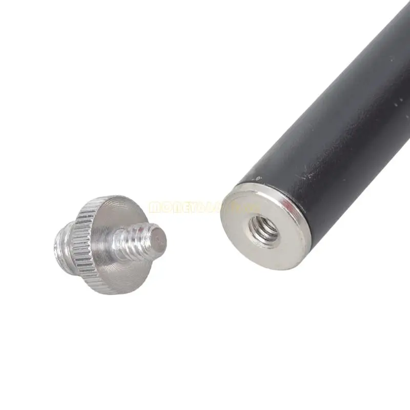 F62C 휴대용 3/8 수컷 ~ 3/8 망원경 조명 스탠드 용 수컷 금속 커넥터로드