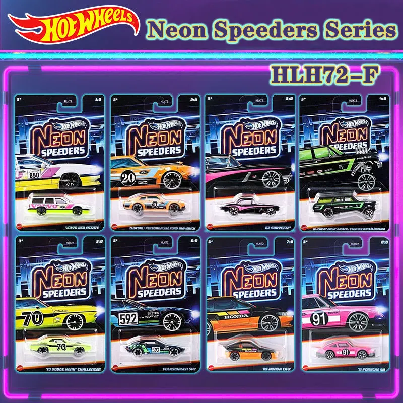 Hot Wheels 1:64 Diecast Car Custom Maverick '62 Corvette '64 Nova Gasser 70 Hemi Challenger '71 Porsche 911, Collection Gift Toy image 2