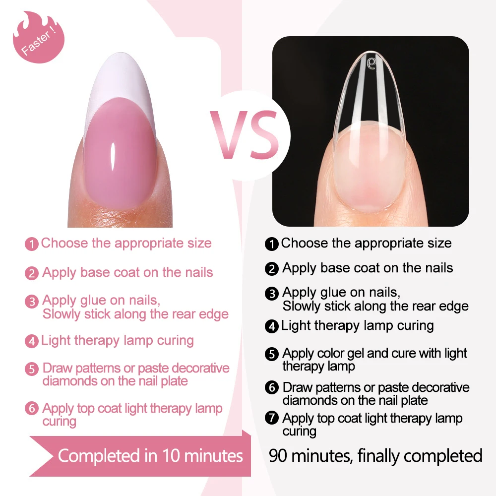 150 pièces 5 couleurs nu français faux ongles presse sur ongles brillant court amande portable faux ongles patchs fournitures pour femmes filles