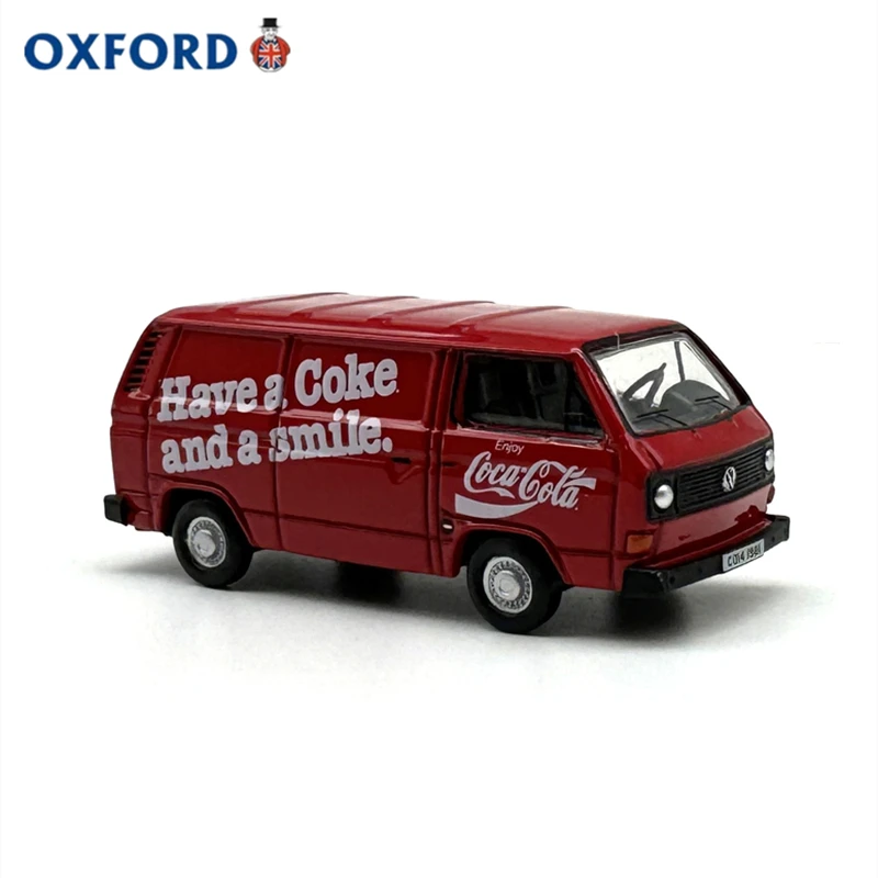 

Литой под давлением OXFORD масштаб 1:76, Volkswagen T25, кока-фургон, сплав, маленькая модель автомобиля, Коллекционная игрушка, подарок, сувенир, украшение для дисплея