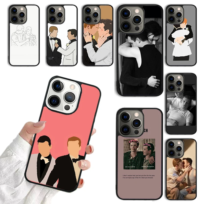 Gallavich Ian and Mickey Wedding Phone Case For iPhone 16 15 14 13 12 Mini 11 Pro Max Plus X XS Max XR Cover coque