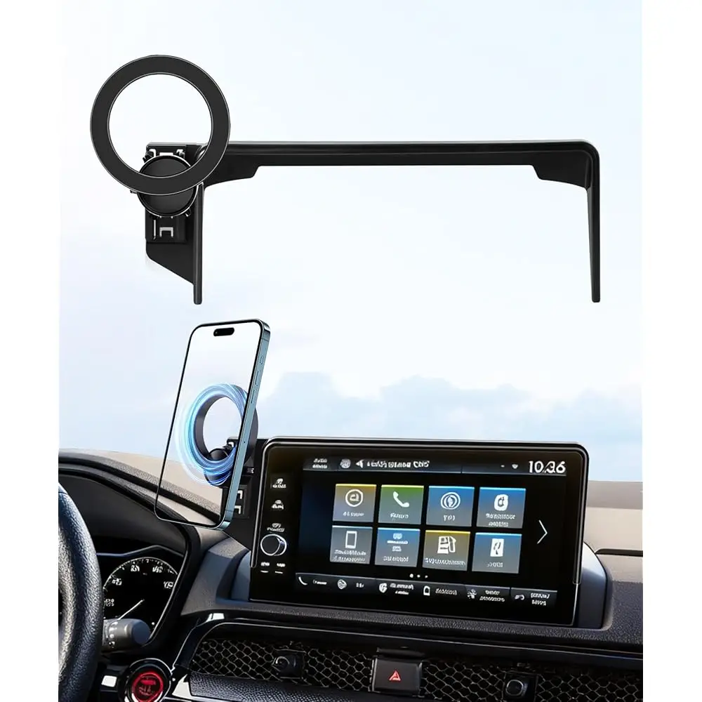 

Держатель для телефона MaserWeller для Honda CRV CR-V 2017-2022, аксессуар, крепление на экран, поворот на 360° ° Крепление для телефона с функцией вращения, совместимое