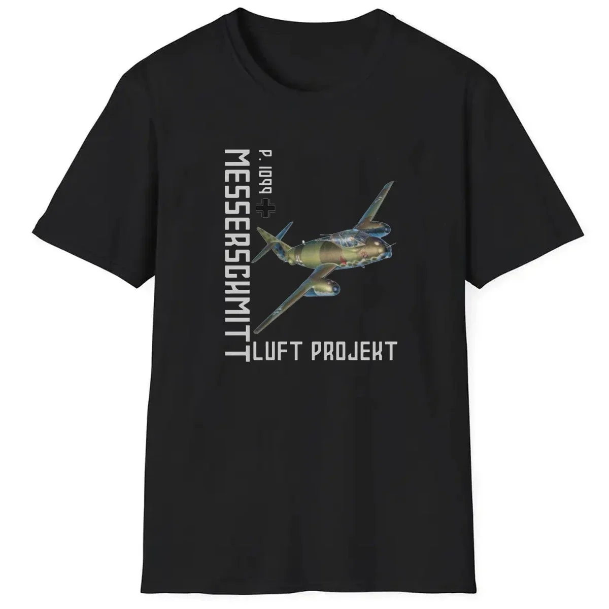 

Secret Project Messerschmitt Me-P.1099 Jet Plane T-Shirt 100% Cotton O-Neck Summer Short Sleeve Casual Mens T-shirt Size S-3XL