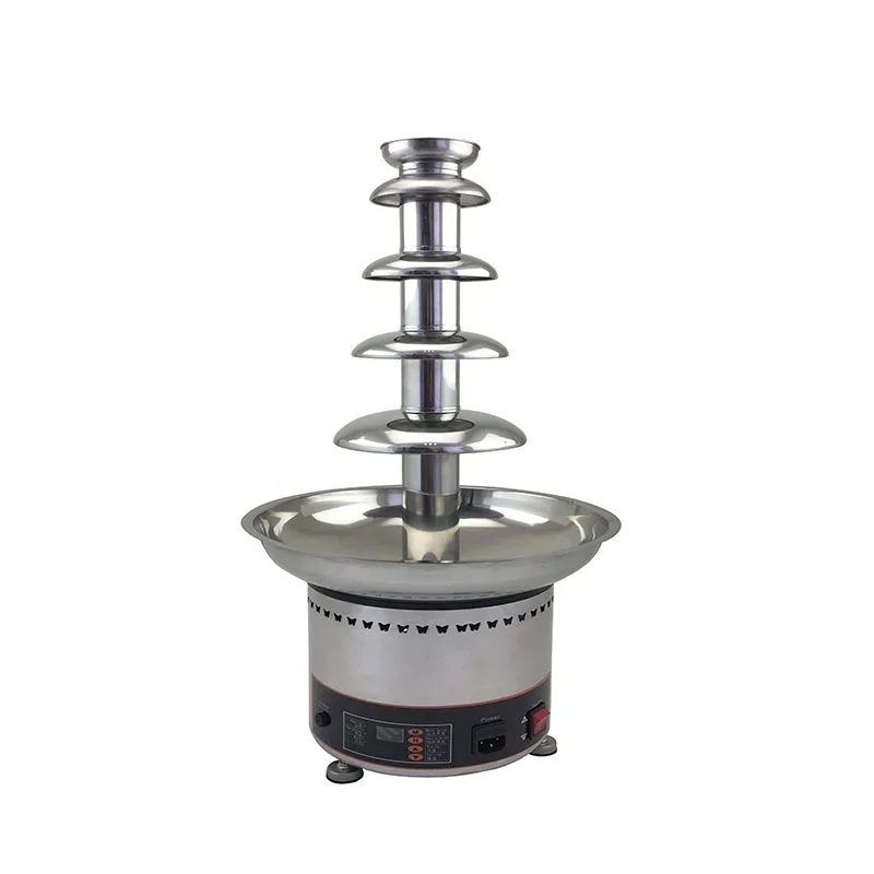 ミニ電動チョコレートファウンテンマシン,プロのチョコレートスタンド,4層