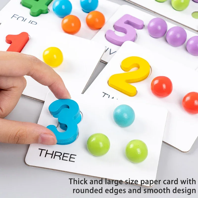 ألعاب المهارات الحركية الدقيقة للأطفال من مونتيسوري ألعاب تعليمية حسية للتدريب على فرز الألوان وأرقام ألعاب ألغاز مطابقة هدية #6