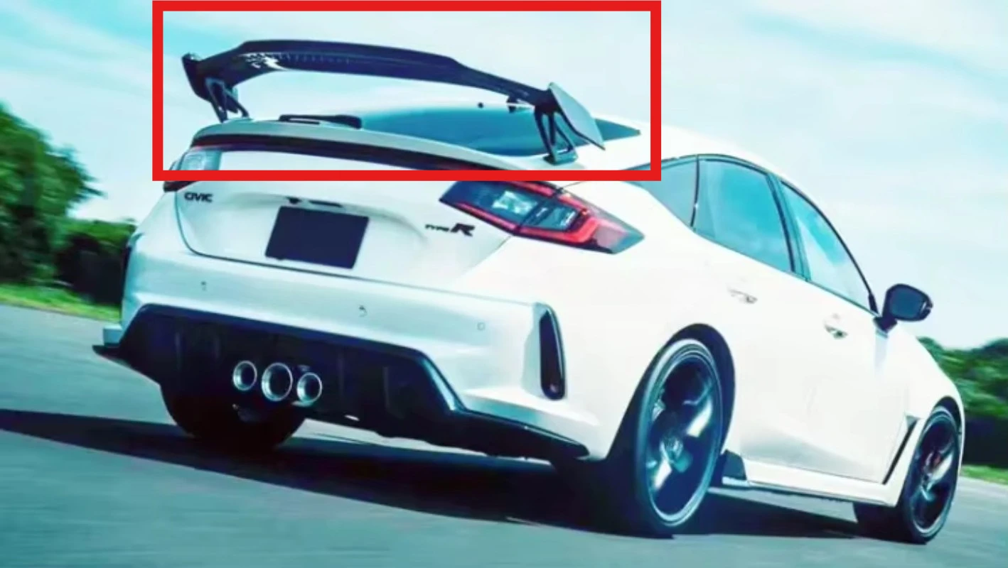 

Custom-Fit FORHonda Civic Type R FL5 Carbon Fiber MOD Style Rear Trunk Spoiler Wing
