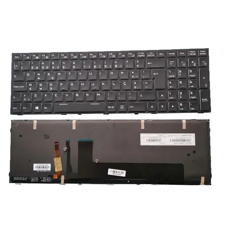 Laptop Keyboard For CLEVO P650RS P651RS P651RS-G MP-13H86P0J430C 6-80-P65S0-150-1 P650HP6 P650HP6-G P651HP6 P651HP6-G Portugal