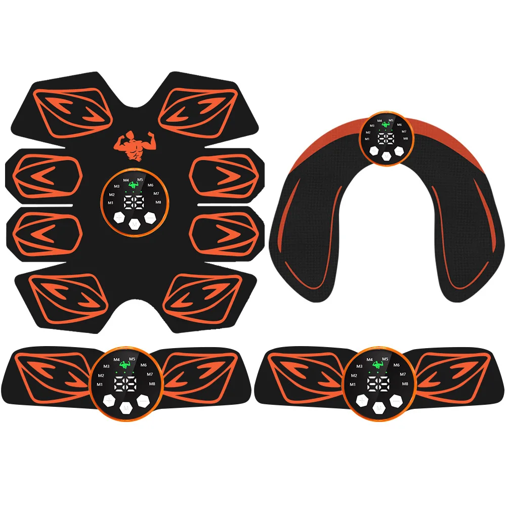 

EMS Muscle Stimulator Ab Toner Belt Waist Trainer 8 Pack USB Rechargeable Electric Abs Trainer for Home Gym Quick Toning Results