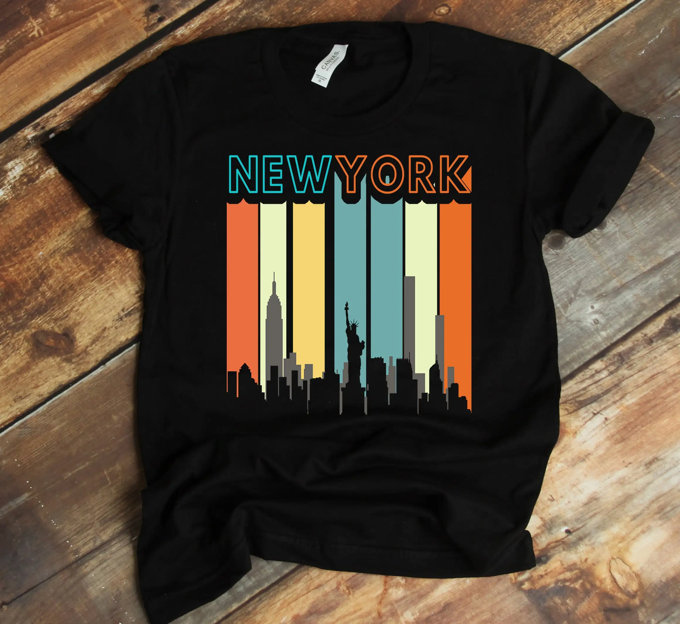 New York City Vintage T Shirt Nyc Skyline Retro Tank Top Souvenir I Love Ny S For Yorker