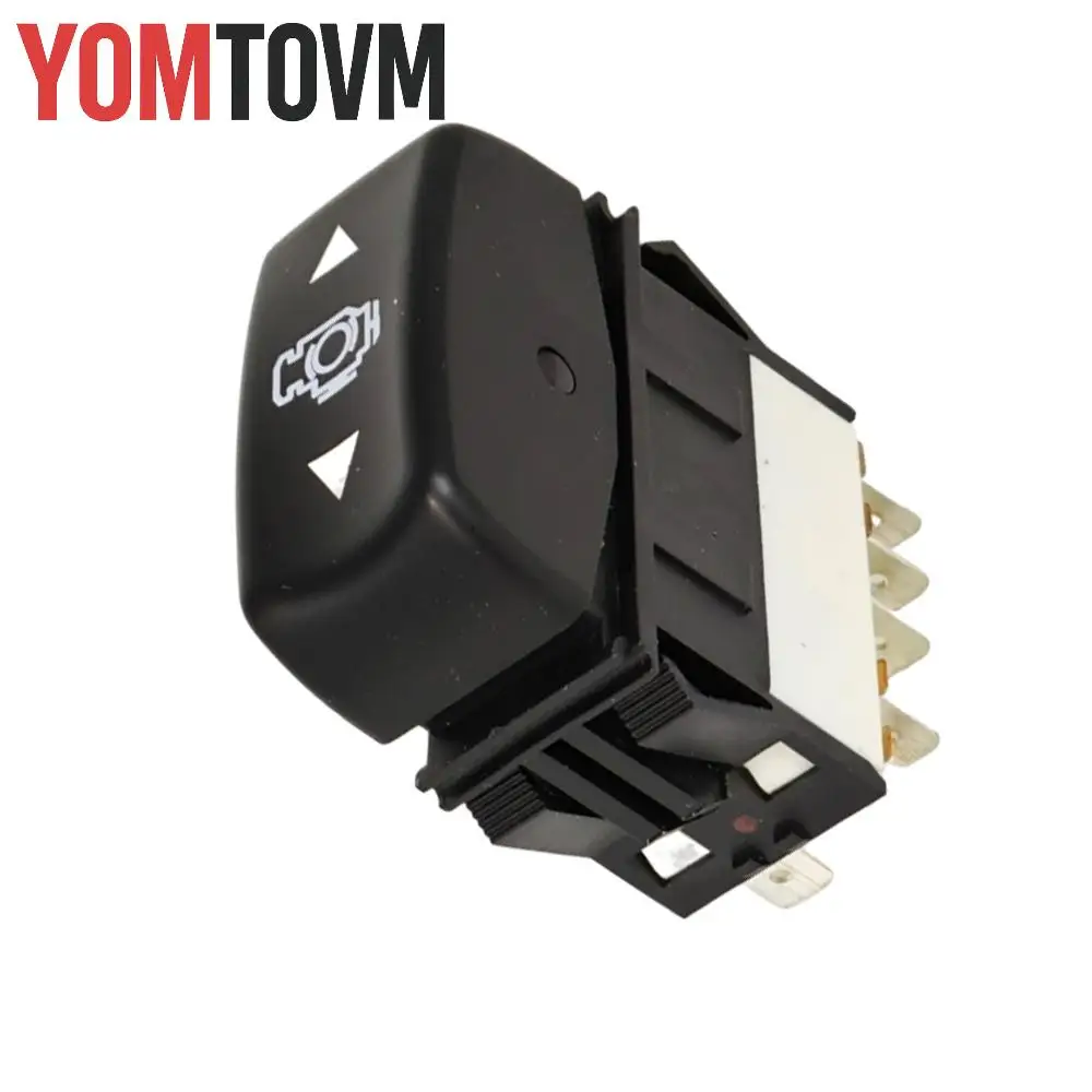 Plastic Black 10 Pins Engine Brake Level Rocker Switch for Kenworth Truck P27104017 Replacement