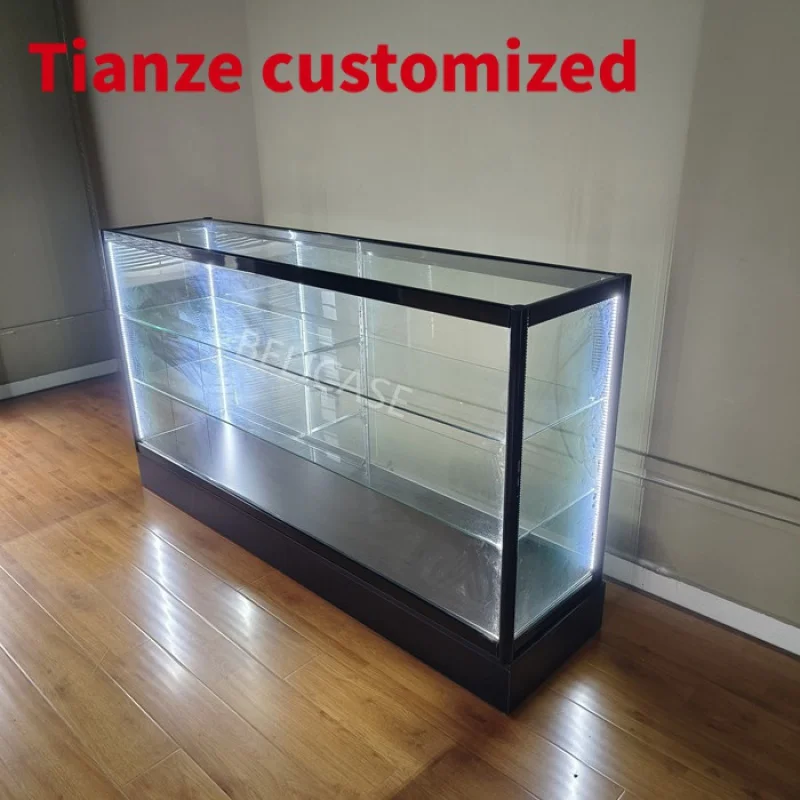 

(Customized) Custom Smoke Shop Glass Showcase Store Display Counters Cabinets Smoke Shop Interior Decoration Design