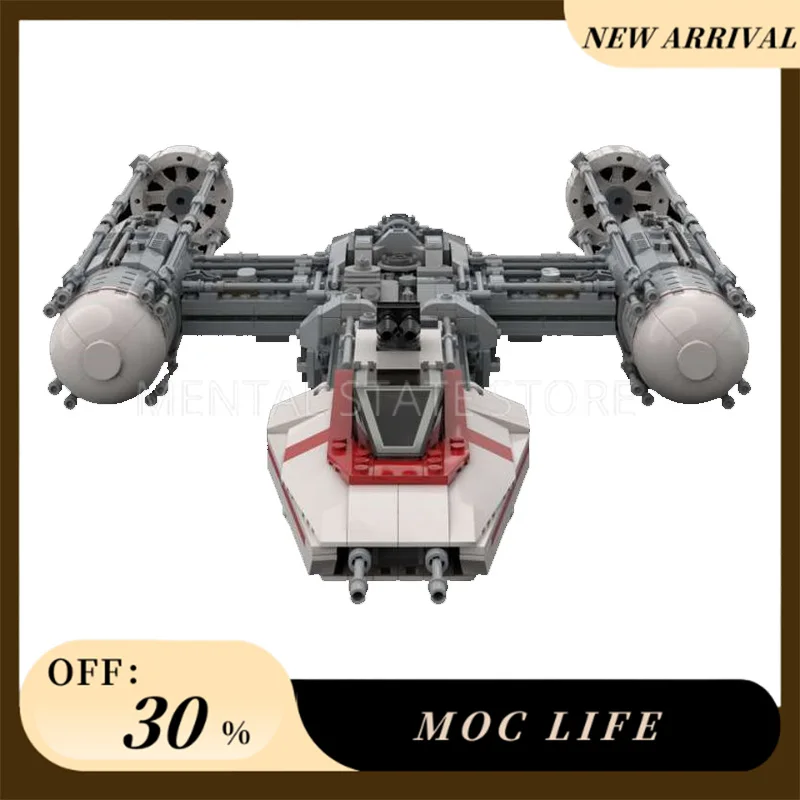 NEW 1802PCS Customized MOC Starfighter Building Blocks Technology Bricks DIY Creative Assembly Education Toys Holiday Gifts