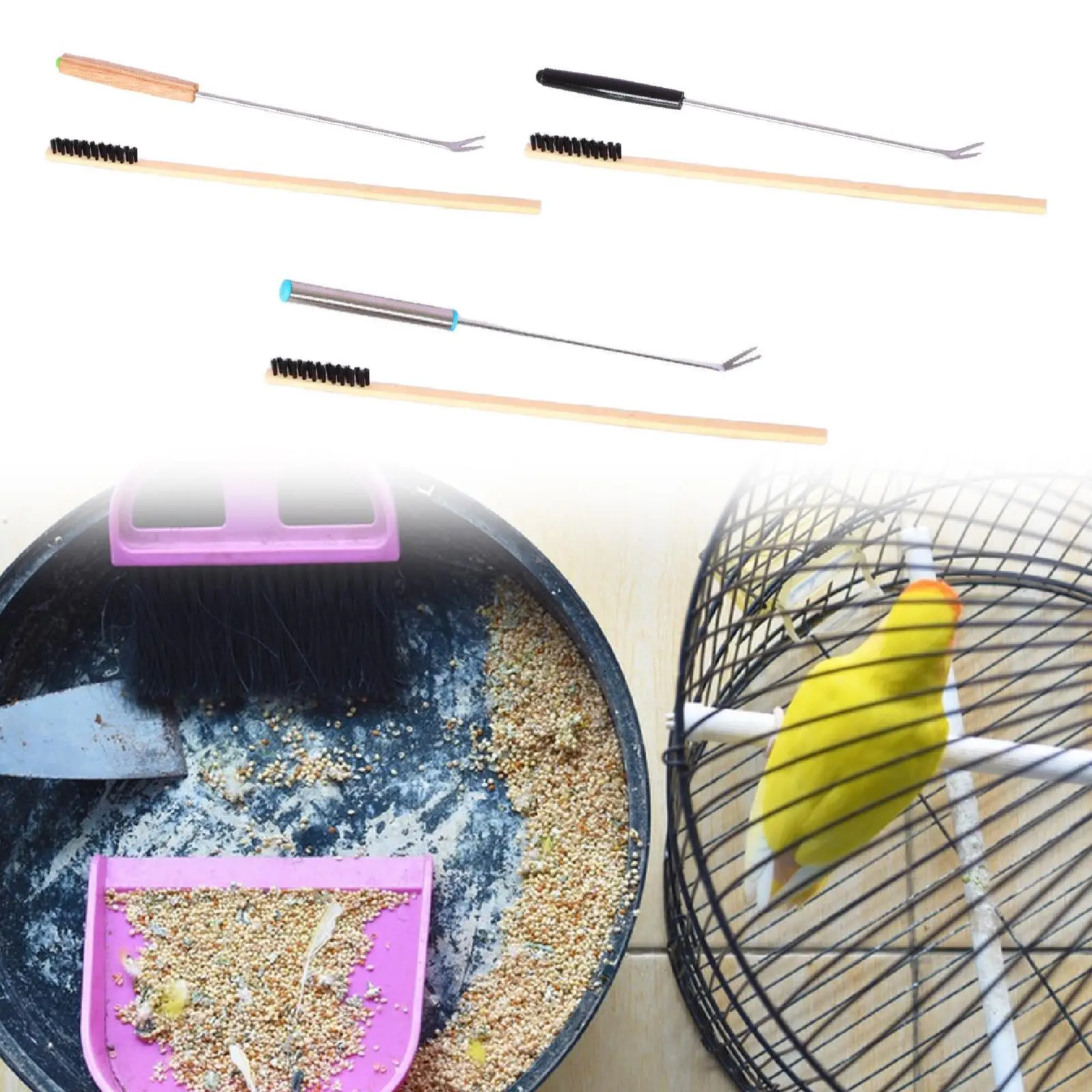 2X Bird Cage Cleane… - image