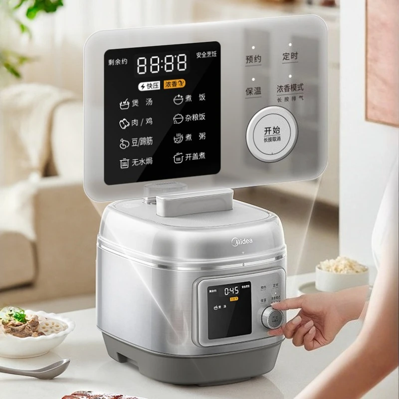 Zero Fluoride Zero Coating Pressure Cooker, 2026 New Titanium Electric Pressure Cooker with 316 Stainless Steel Inner Pot
