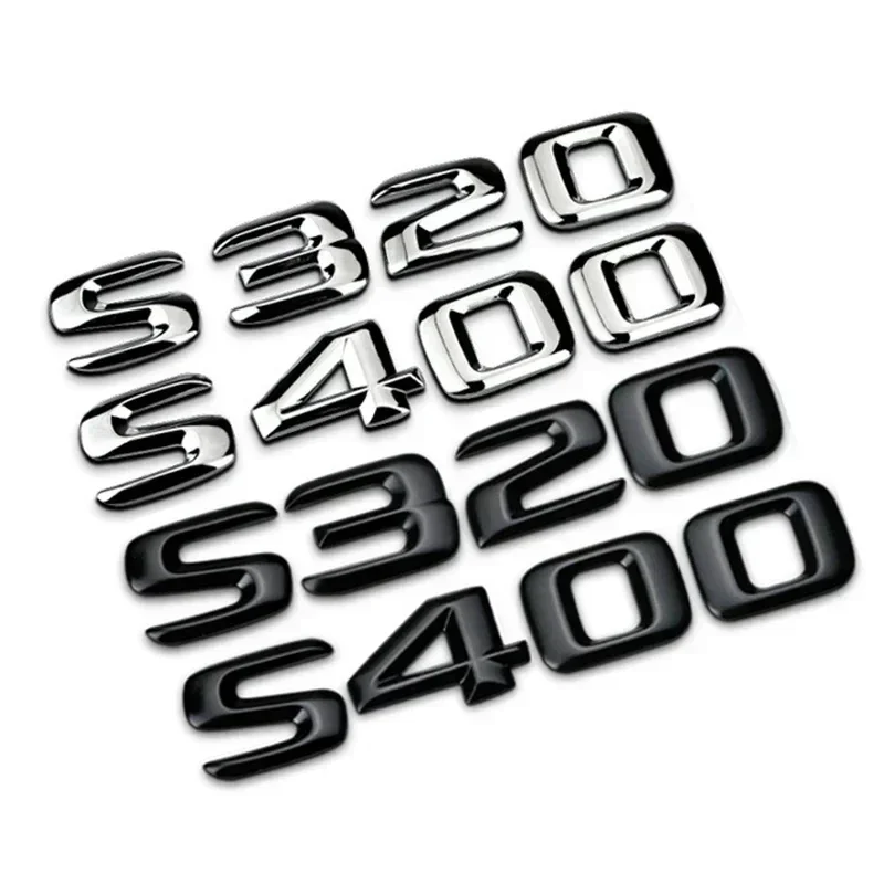 

Car Sticker Special Emblem Car Trunk Letters 3D Stickers For Mercedes S W221 W222 S320 S400 S500 S600 Emblem Logo Accessories