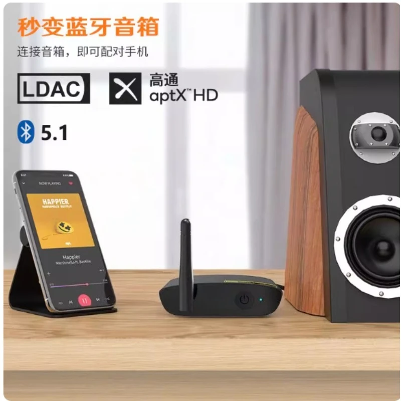 Bluetooth 5.2 HiFi Music Receiver - 1Mii DS200Pro DAC with aptX HD & LDAC for Home Stereo Audiophiles