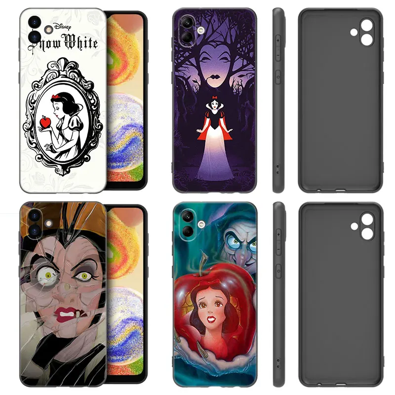 Disney Evil Queen Black Silicone Phone Case For Samsung Galaxy A01 A03 Core A04 E A02 A05 A10 A20 A21 A30 A50 S A6 A8 + A7 2018