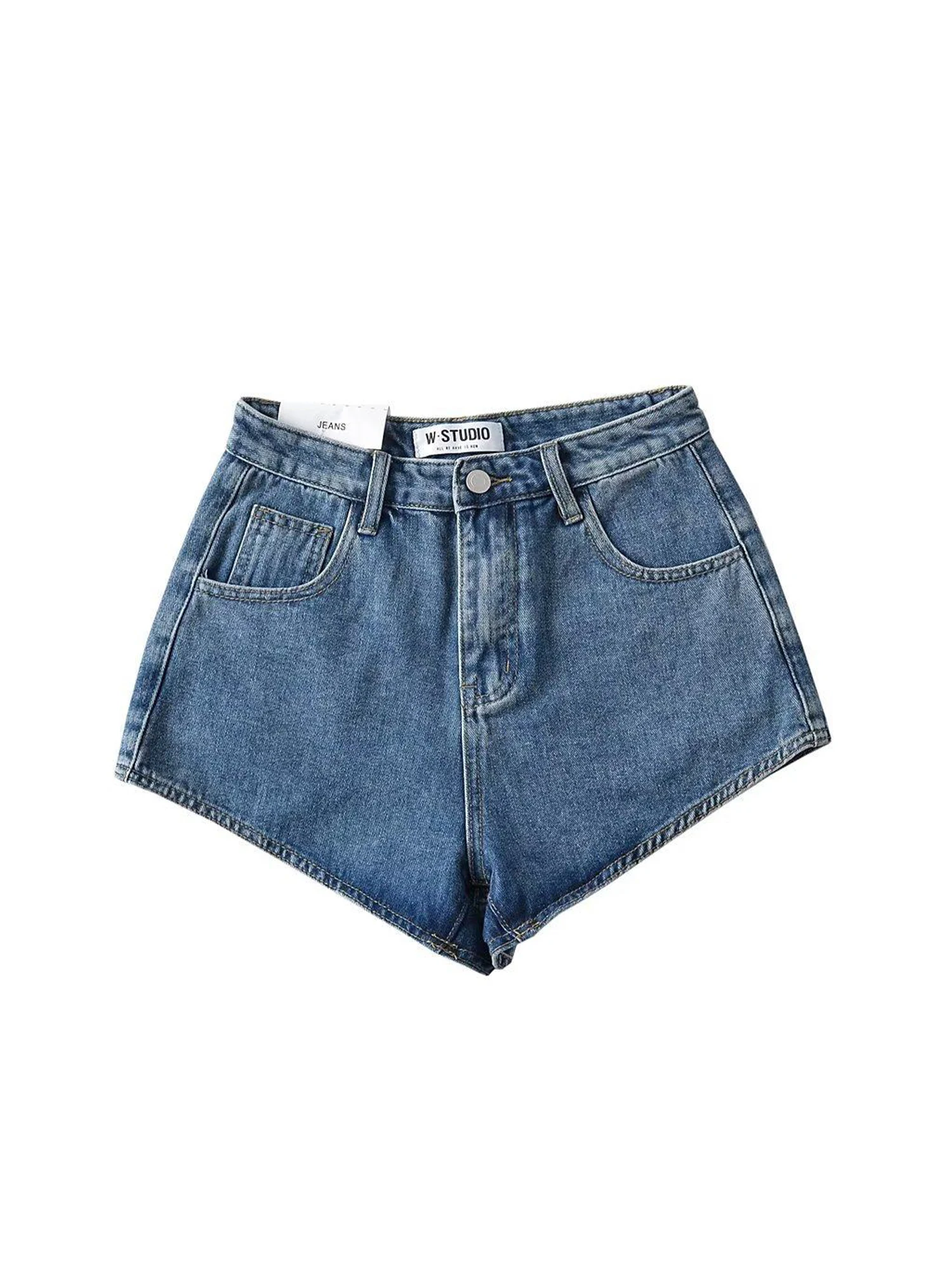 

Женские синие мини-шорты из денима в винтажном стиле 2000-х годов, Y2K, Gyaru, микро-джинсовые шорты с высокой посадкой, модные ковбойские шорты, одежда, лето 2026