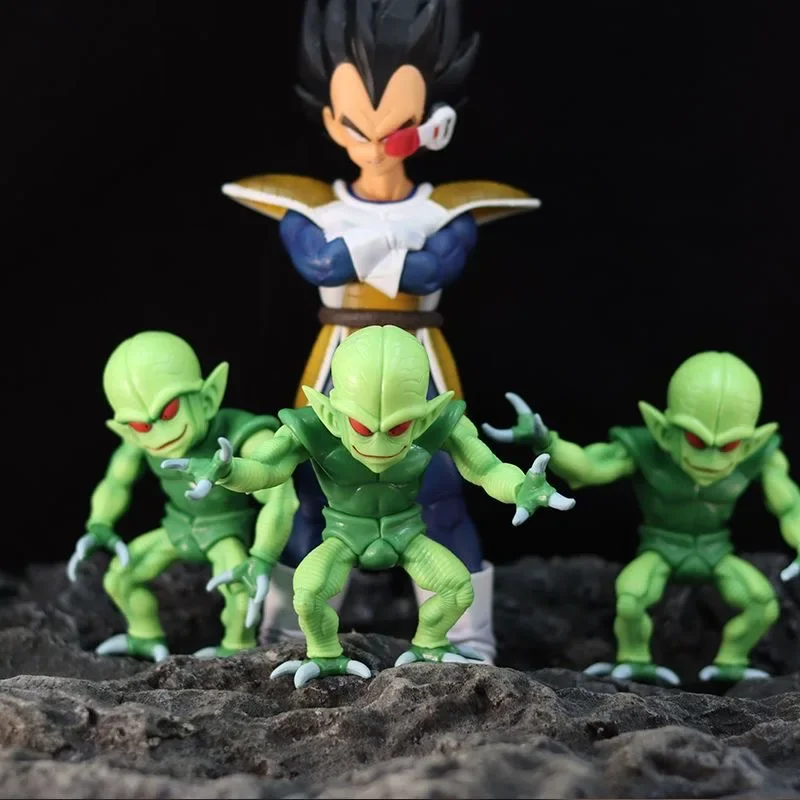 9CM Dragon Ball Z Figura E Premio Grower Saibaiman Action PVC Figure Collezione Modello Giocattoli per Regali per Bambini