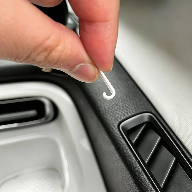 24 Stück Auto-Armaturenbrett-Kabelclips, kompatibel mit 3,4 mm Kabeldurchmesser, können zur Organisation von Fahrtenschreibern oder Telefonhaltern verwendet werden. – Detail 5