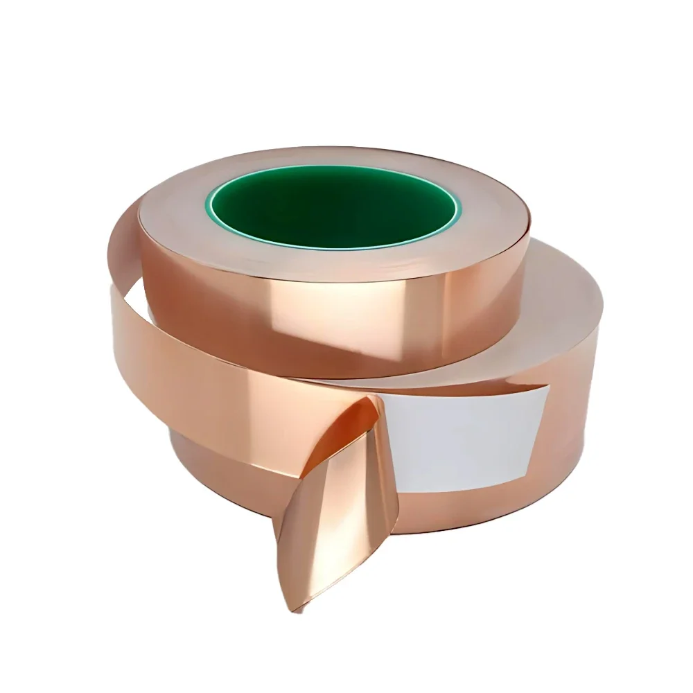 HWK 50mm Conductive Copper Foil Tape Anti-Interference Electrical Repair Masking Stained Glass Dryer Vent 20mm 30mm Widths