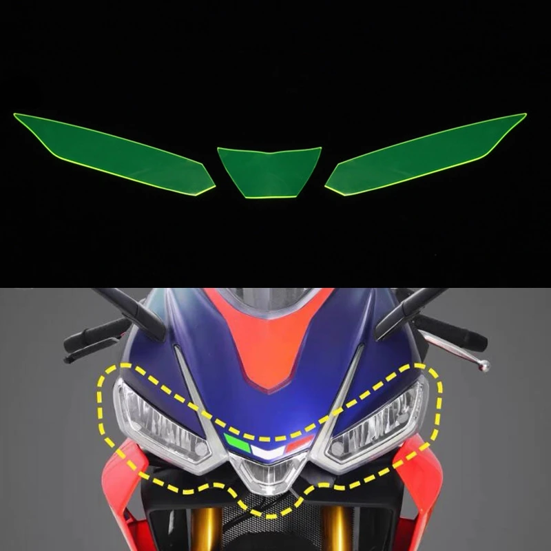 Motorcycle Accessories Front Headlight Guard Head Light Shield Lens Cover Protector For Aprilia RS660 RS 660 2020-2023