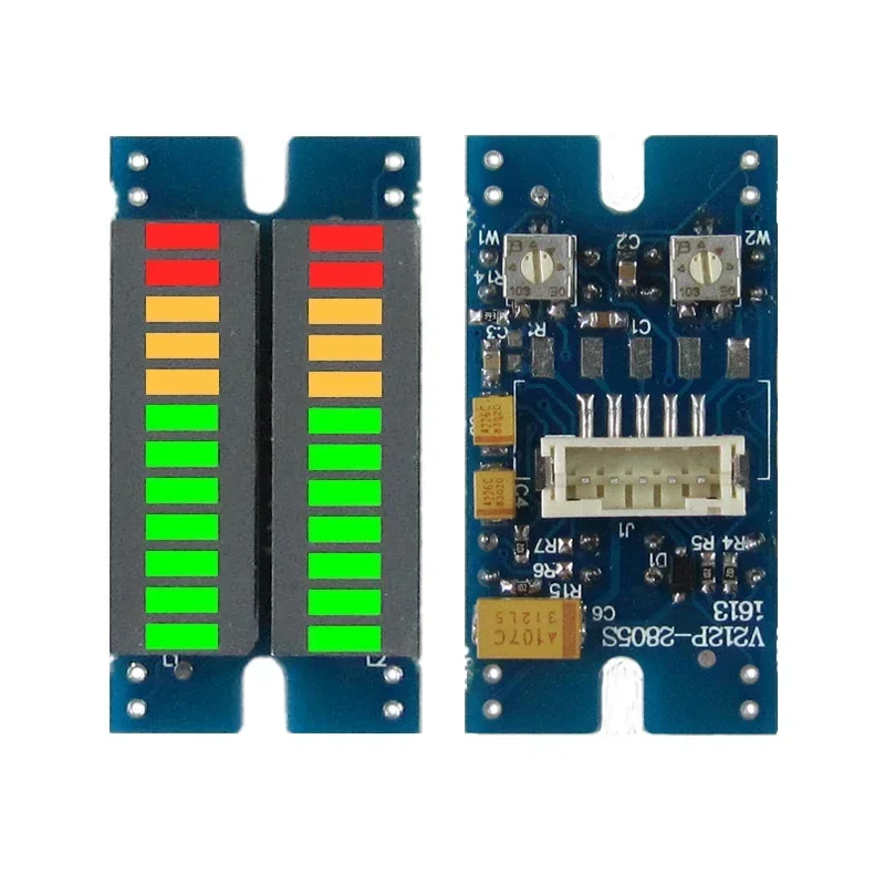 Music spectrum, volume level, dual channel LED display module, VU audio meter