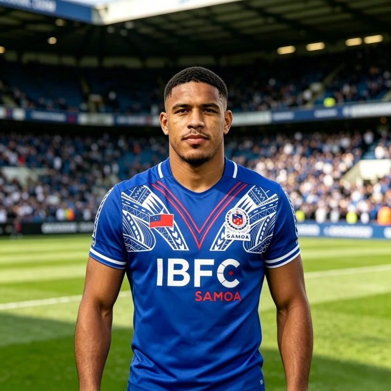Samoa Rugby 2026 New Rugby Jerseys, T-shirts, Tops, Sports Breathable Quick Drying Fashionable Casual Clothing - Parent-child