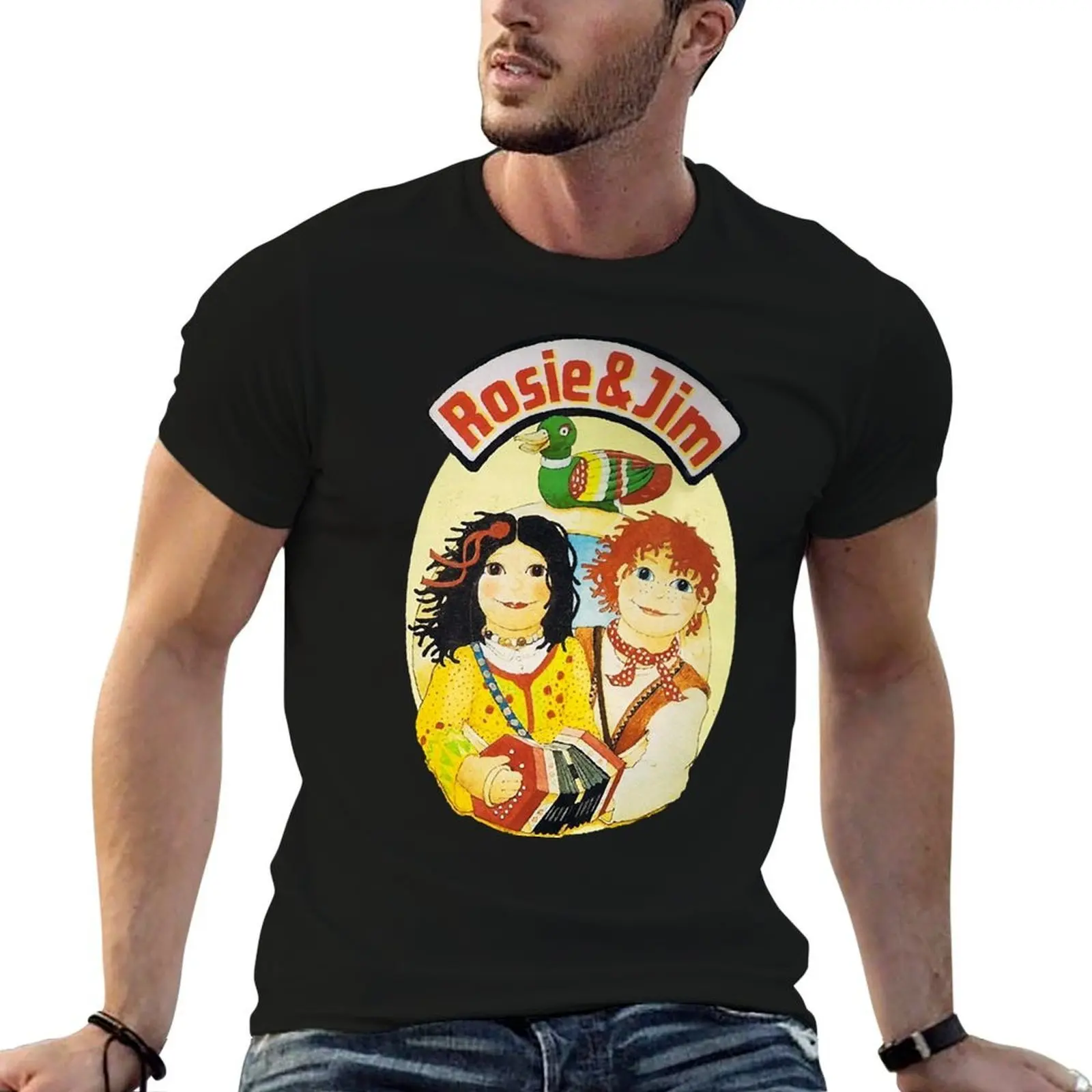 

Rosie and Jim rag dolls T-Shirt t shirts for man graphic funny t shirts for man cotton T-Shirt