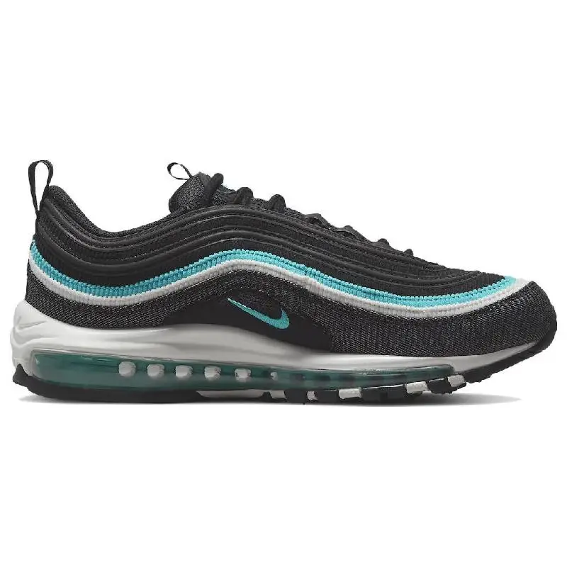 Nike Air Max 97 "Black Sport Turquoise" Sneakers shoes DN1893-001 With Original Box