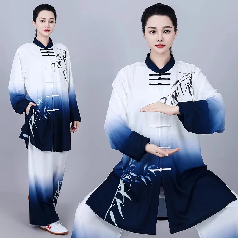 

Chinese Traditional Tai Chi Uniform Wushu Kung Fu Clothing Adults Martial Arts Wing Chun Suit Taichi Performance Tang Suit Taiji