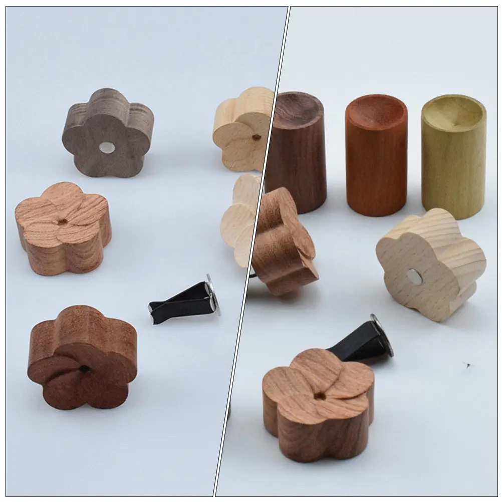 3Pcs Natural Wooden Essential Oil Diffuser Aromatherapy Diffuser for Car Home Office Bedroom Yoga Room Decor Gift - view 3