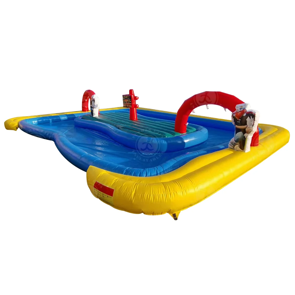 

New Sale Large Outdoor Water Park Equipment Adult Thickened Square Inflatable Pool Swimming Pool