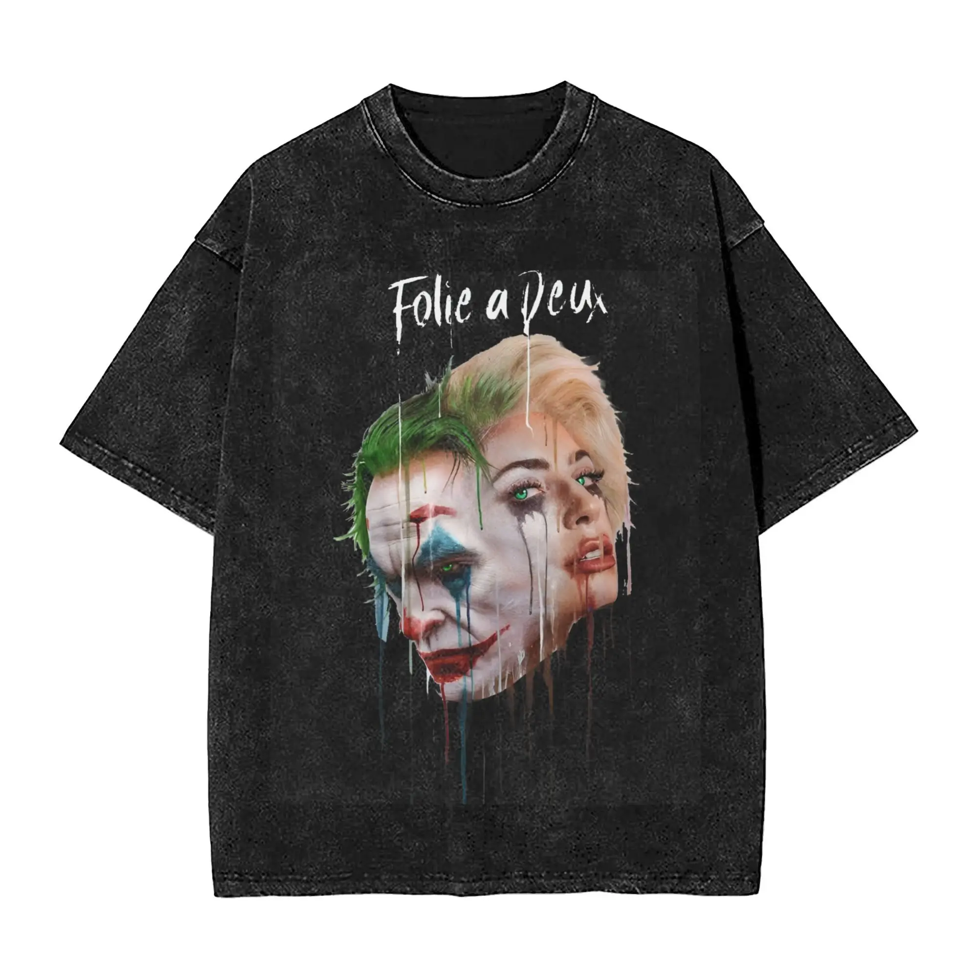 Men Women Wased T-shirts Jokers: Folie a Deux 2024 new Print Shirt Merch Street  Tees Tops