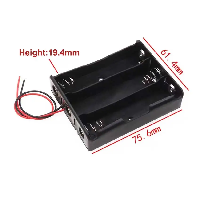 JCD 18650 Power Bank Cases 1X 2X 3X 4X 18650 Battery Holder Storage Box Case 1 2 3 4 Slot Battery Container With Wire Lead