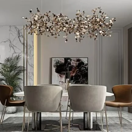 Unique Design Residential Decoration Living Room Dining Room Modern Light Emitting Diode Chandelier