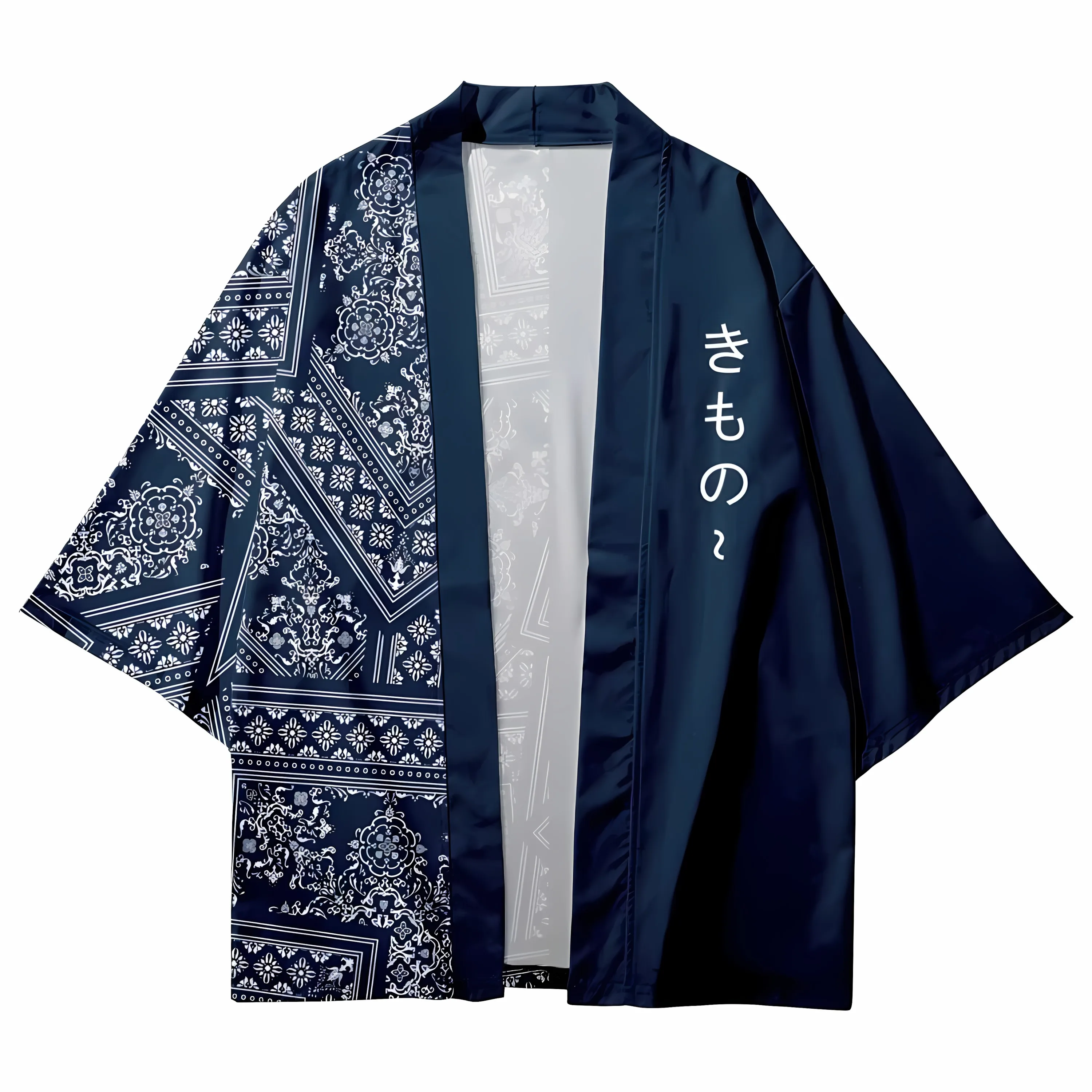 Nuevo Kimono de Verano 2026 para Hombre con Estampado 3D, Estilo Casual Urbano, Cómodo, Suave y Transpirable