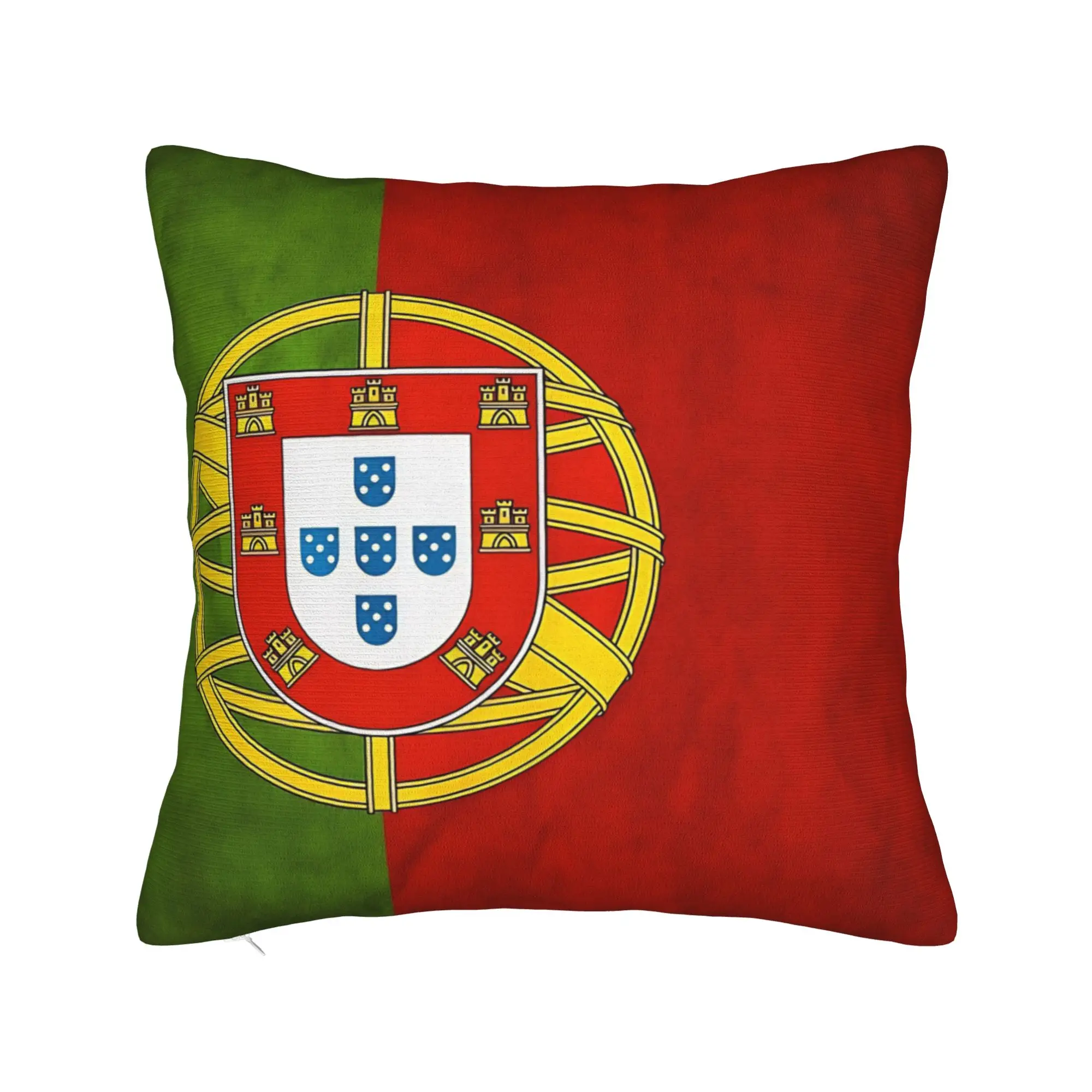 Pillow Case Portugal  Portuguese Flag  National Flag Of Portugal  Portuguese Soft  Pillow Cover For Sofa Home Pillowcases