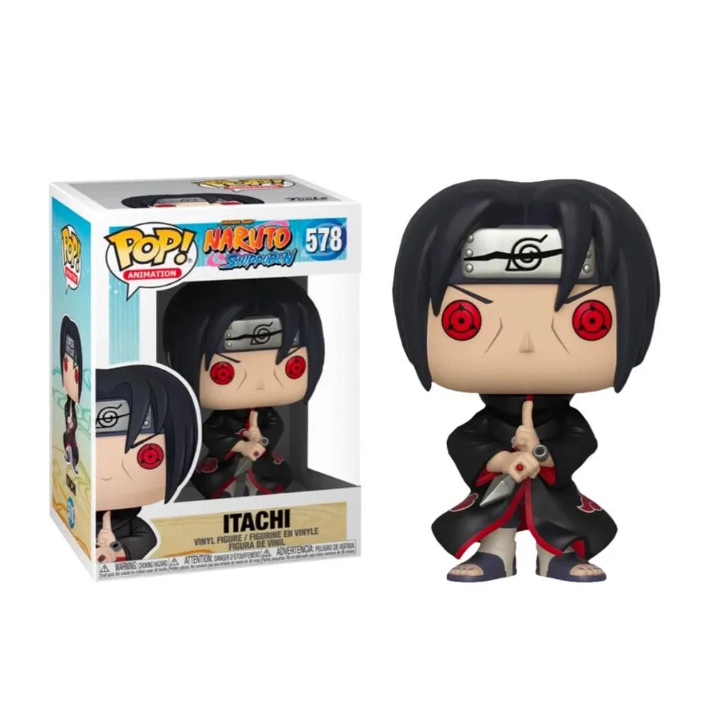 Funko Pop Animation Narutos Shippuden Itachi #578 Itachi with Crows #1022 Vinyl Action Figures Toys Gifts for Kids