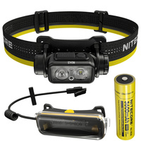 Nitecore NU43 1400 Lumen Build-in 3400mAh Battery USB Rechargeable Headlamp+ 18650 Extension  Case Outdoor Camping Search