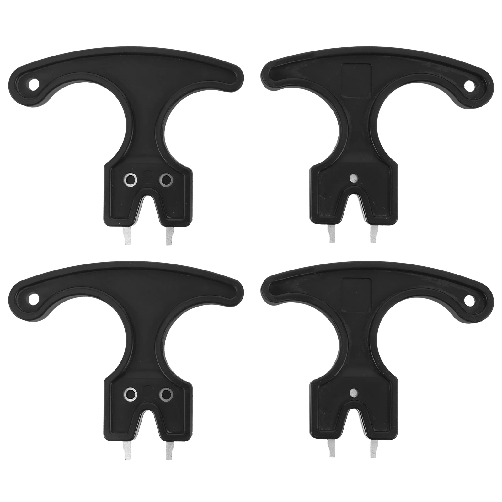 

4 Pcs Golf Shoe Stud Tool Spike Adjustment Cleat Aid Spikes Wrench Black Spanner for Shoes Cleats