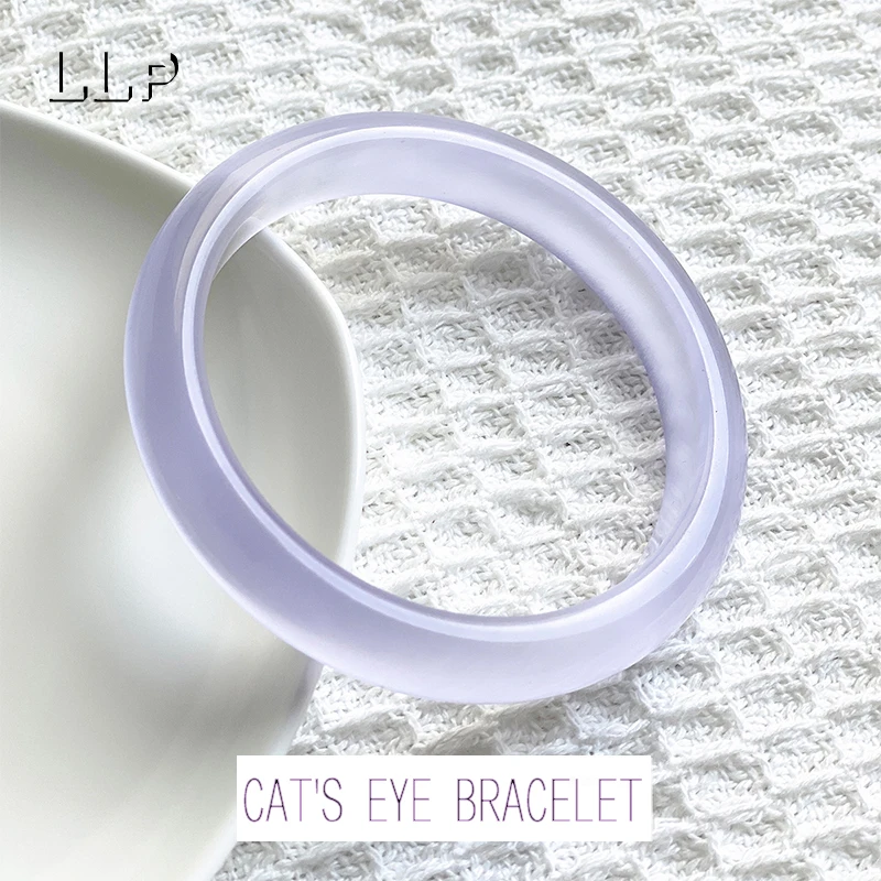 Purple Cat's Eye Stone Bracelet Fashionable And Unique Women's Jewelry Piece Ideal For Holiday Gifts