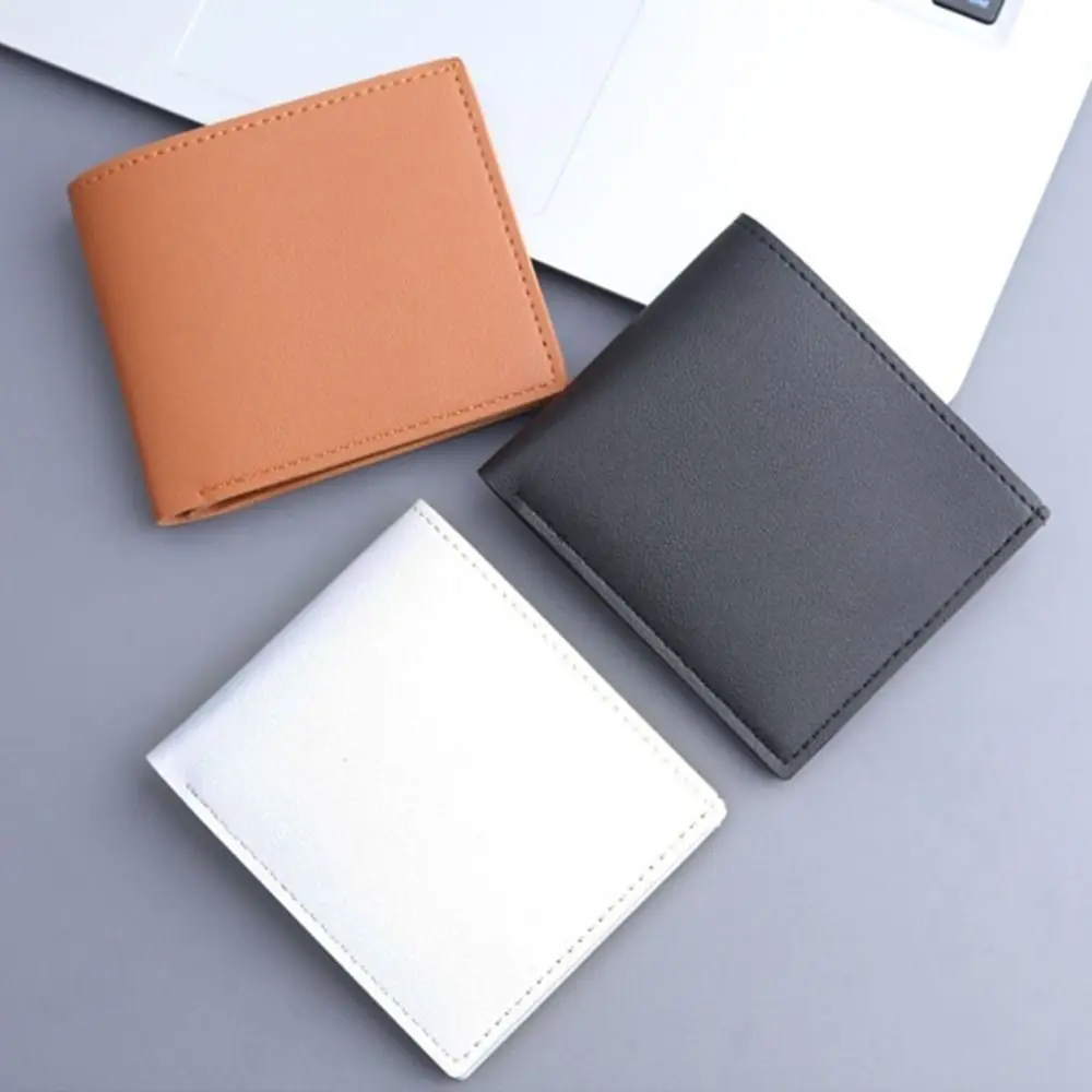 

Fashion PU Leather Men Wallet Multi-card Slot Folding Card Bag Large-capacity High Quality Money Bag