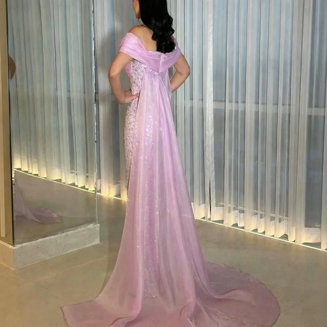 Sukienki wieczorowe syreny z koralikami na zamówienie, eleganckie sukienki wieczorowe, sukienki na przyjęcie urodzinowe, sukienki na studniówkę dla kobiet