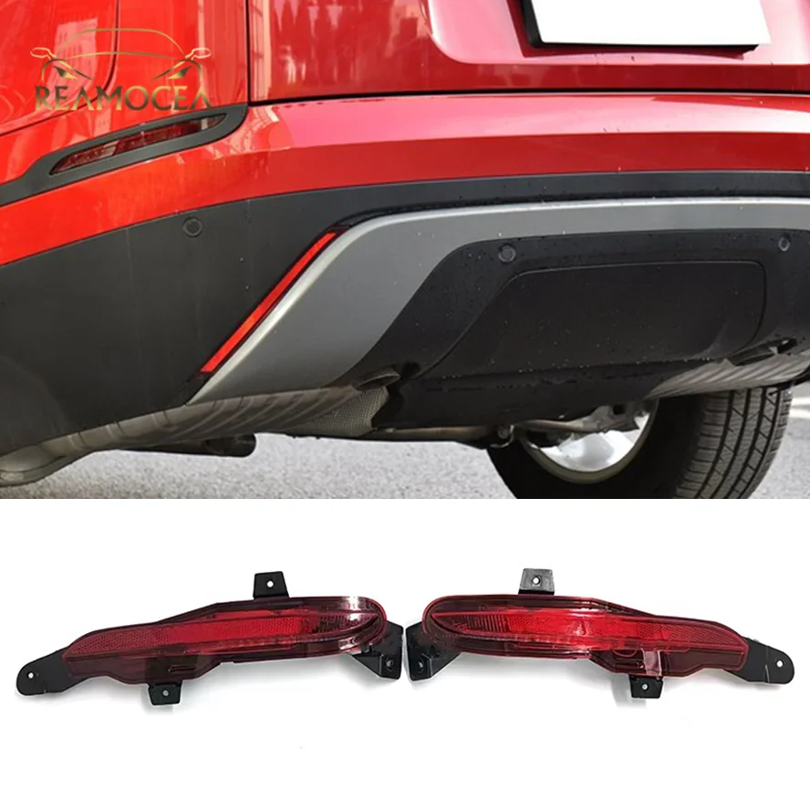 Reamocea 1Pc LR093440/LR093439 Car Rear Bumper Fog Lamp Reflective Warning Light For Land Rover Range Rover Velar L560 2017-2022