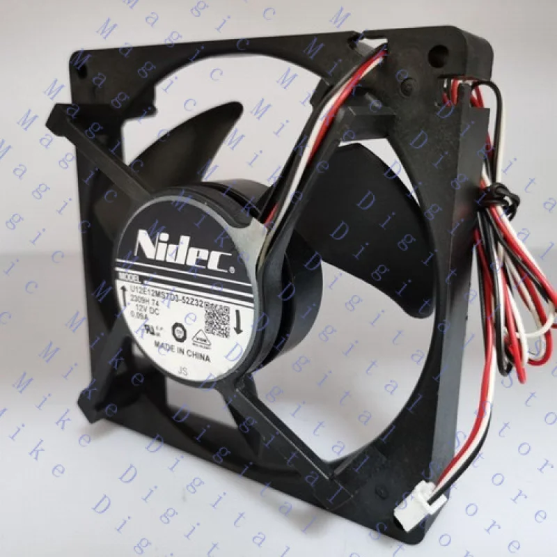 数量：1-冷却ファン-12vdc-3線式-モデル-u12e12ms7d3-52z32