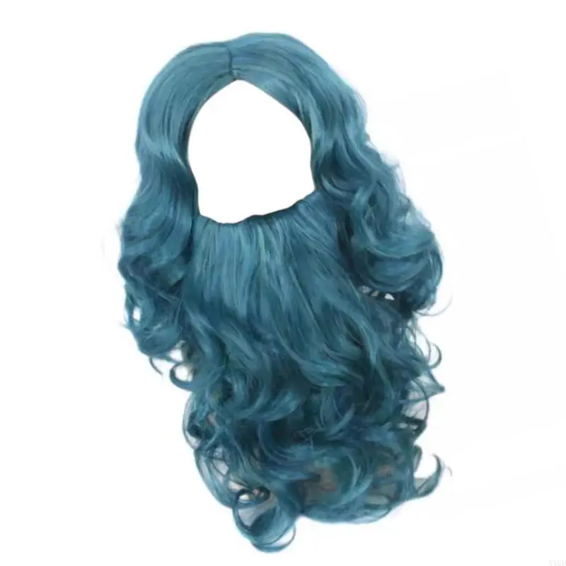 산타 가발과 가짜 수염 콧수염 세트 크리스마스 할로윈 아이 생일 코스프레 파티를위한 산타 의상 액세서리